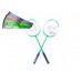Sada badminton + 3 košíčkami kov 66cm asst 3 farby v taške