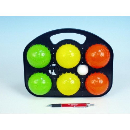 Petanque gule plast 6ks v sáčku Petanque gule plast 6ks v sáčku