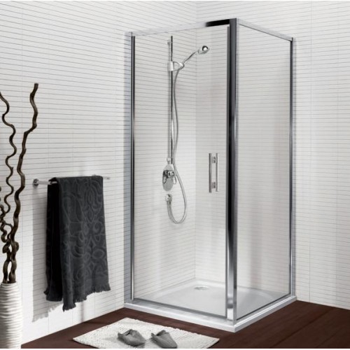 RONAL TOPF TOP-Line bočná stena 100 cm, aluchrom / sklo línie TOPF10005051