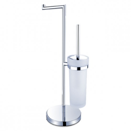 NIMCO UNIX stojánkový WC set, vysoká nádobka, rosené sklo UN 13095W-26