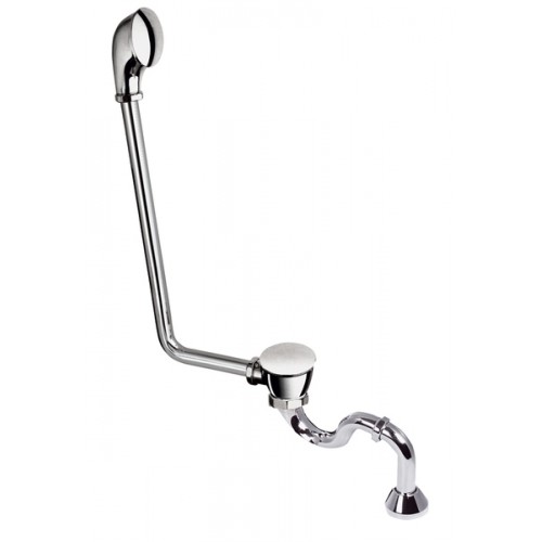 POLYSAN MODEL V1V vaňová súprava pre vonkajšie inštaláciu, kliklak, vrátane sifónu, chróm