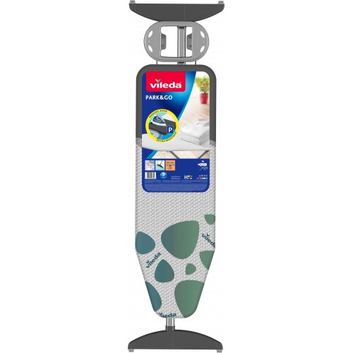 VILEDA Park&Go Plus žehliaca doska 120×38 cm modrá 159384 VILEDA Park&Go Plus žehliaca doska 120×38 cm modrá 159384