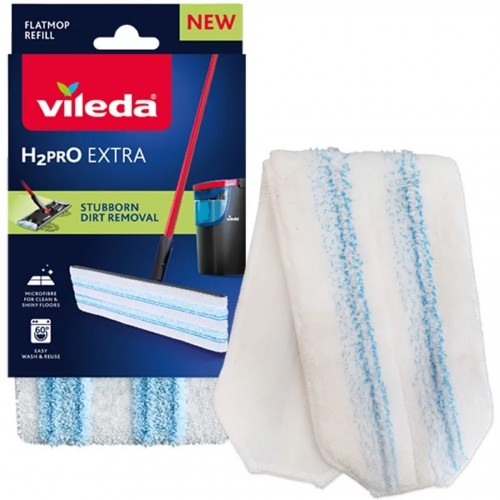 VILEDA H2Pro náhrada pre vertikálny plochý mop 175786 VILEDA H2Pro náhrada pre vertikálny plochý mop 175786
