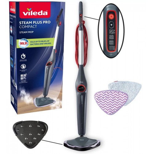 VILEDA STEAM PLUS PRO Parný mop 180839 VILEDA STEAM PLUS PRO Parný mop 180839