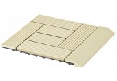 G21 WPC Prechodová lišta pre dlaždice Cumaru 30 x 75 cm rovná 63910066