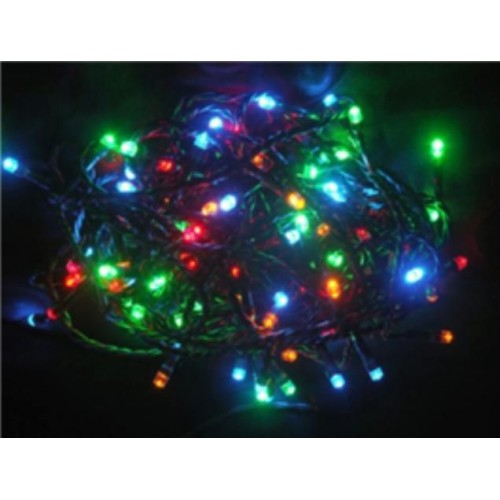 Vianočné osvetlenie 100 LED - FAREBNÉ / 10LED bliká VS483 Vianočné osvetlenie 100 LED - FAREBNÉ / 10LED bliká VS483