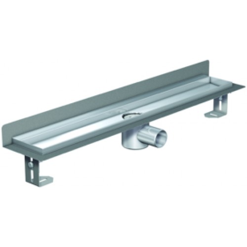 ACO ShowerDrain E žľab 1200 mm, bez roštu, bočný odtok vysoký 9010.55.37