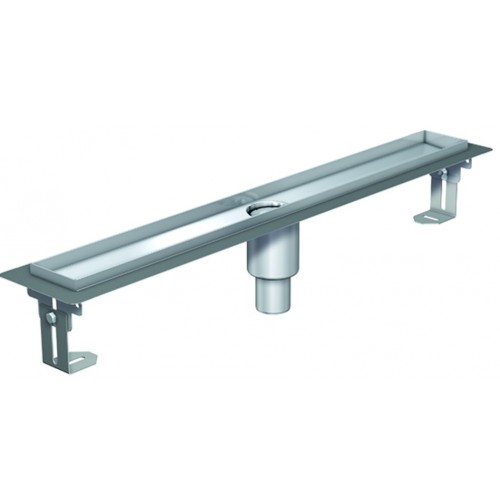 ACO ShowerDrain E žľab 1200 mm, bez roštu, zvislý odtok 9010.66.34