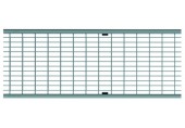 ACO Drainlock V/X150 - B125, mriežkový rošt Q+ 0,5 m, pozinkovaná oceľ 133602