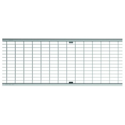 ACO Drainlock V/X150 - B125, mriežkový rošt Q+ 1,0 m, nerez 133603