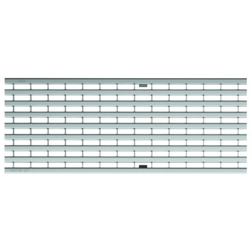 ACO Drainlock V/X150 - B125, rošt s pozdĺžnymi U-profily 0,5 m, nerez 133628