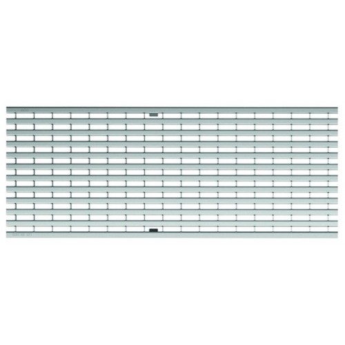 ACO Drainlock V/X200 - B125, rošt s pozdĺžnymi U-profily 1,0 m, nerez 133631