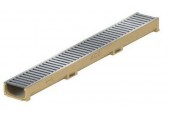 ACO Euroline mini žľab 1 m, H=5,8 cm, pozinkovaný mostíkový rošt 416922