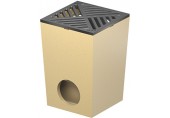 ACO Self dvorová vpust 25 x 25 x 36 cm s liatinovým roštom 01552