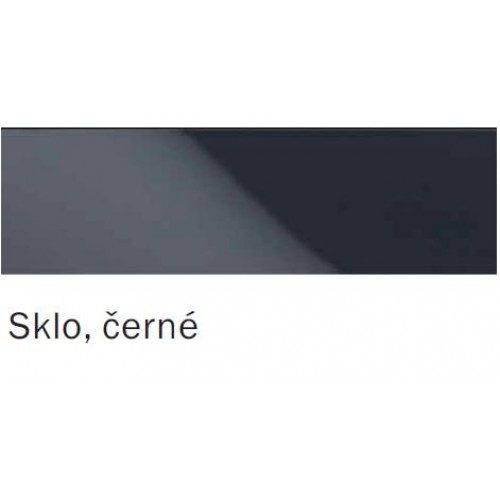 ACO ShowerDrain E odtokový rošt 1200 mm, dizajn sklo, čierne 9010.56.71