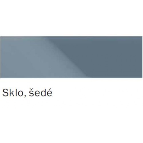 ACO ShowerDrain E odtokový rošt 1200 mm, dizajn sklo, šedé 9010.56.81