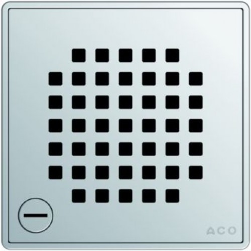 ACO ShowerPoint rošt 140 x 140 mm, s aretáciou, Quadrato 5141.21.22
