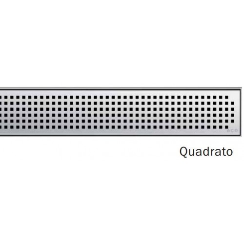 ACO ShowerDrain E odtokový rošt 800 mm, dizajn Quadrato 0153.73.60