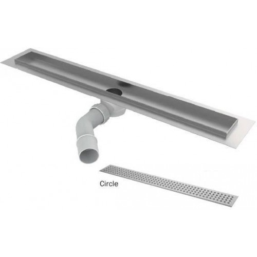 ACO ShowerDrain Self-line žľab s roštom 685 mm, Circle 9010.73.70