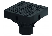 ACO Self XtraPoint dvorná vpust 25 x 25 x 20,5 cm s plastovým roštom, B125 319430