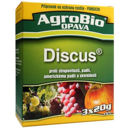 AgroBio DISCUS proti chrastavitosti a múčnatke jabloní 3x20 g