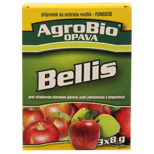 AgroBio BELLIS proti múčnatke jabloňovej 3x8 g AgroBio BELLIS proti múčnatke jabloňovej 3x8 g