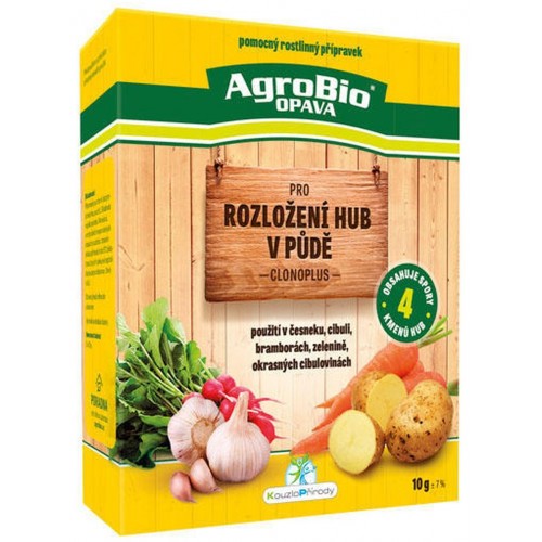AgroBio CLONOPLUS pre rozloženie húb v pôde 10 g