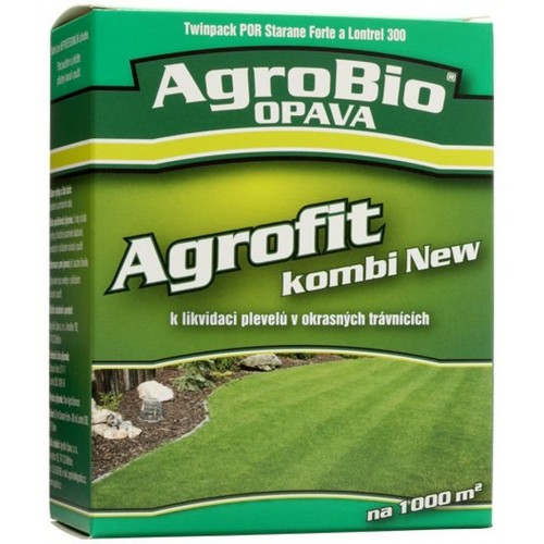 AgroBio AGROFIT kombi NEW proti burinám v trávniku na 1000 m2