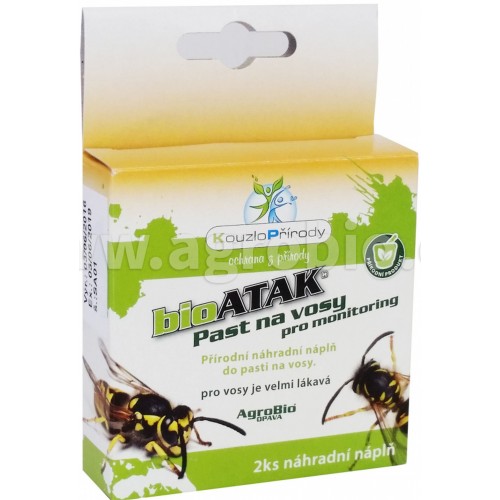 AgroBio KP bioATAK Pasca na osy monitoring, náhradná náplň 2 ks 002143