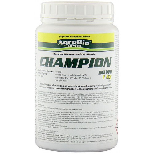 AgroBio CHAMPION 50 WG prípravok na ochranu rastlín 1kg