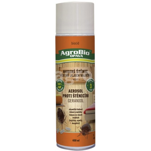 AgroBio GERANIOL Aerosol proti plošticiam (ATAK), 400ml 002184