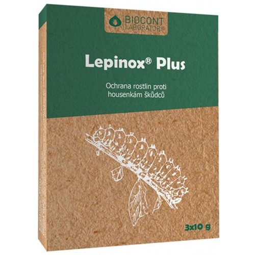 AgroBio LEPINOX Plus biologický prípravok proti žravým škodcom, 3x10g 001163 AgroBio LEPINOX Plus biologický prípravok proti žravým škodcom, 3x10g 001163