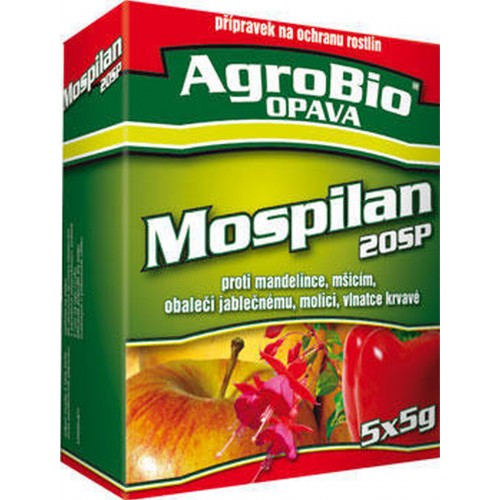 AgroBio MOSPILAN 20 SP prípravok na ničenie širokého spektra škodcov, 5x5g 001039