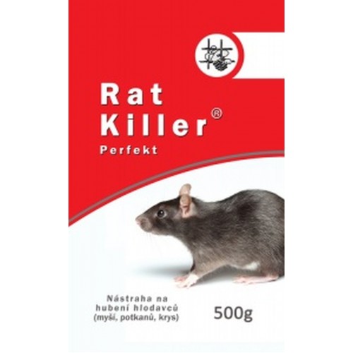 AgroBio RAT KILLER Perfekt nástraha jed na hlodavce 500 g