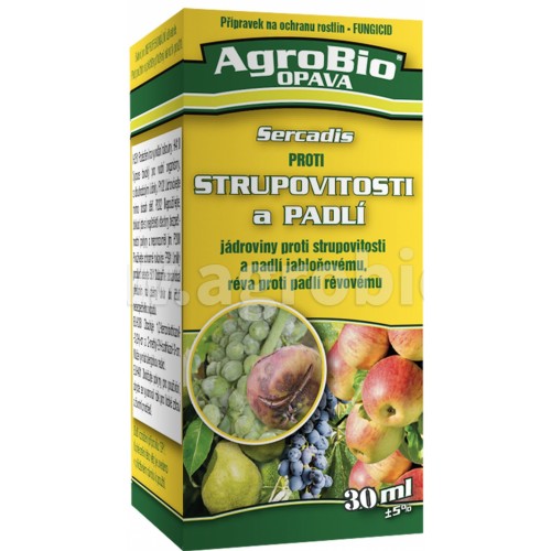 AgroBio PROTI chrastavitosti a múčnatke (Sercadis), 30 ml 003280 AgroBio PROTI chrastavitosti a múčnatke (Sercadis), 30 ml 003280