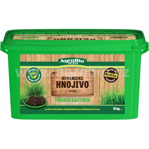 AgroBio TRUMF trávnik baktéria organické hnojivo, 10 kg 005241
