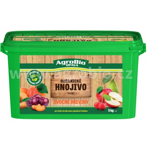 AgroBio TRUMF ovocné dreviny organické hnojivo, 5 kg 005242 AgroBio TRUMF ovocné dreviny organické hnojivo, 5 kg 005242