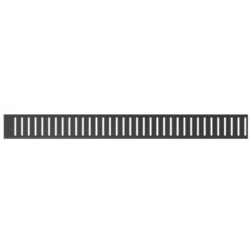 ALCAPLAST Rošt pre líniový podlahový žľab 1050mm, čierna-mat PURE-1050BLACK ALCAPLAST Rošt pre líniový podlahový žľab 1050mm, čierna-mat PURE-1050BLACK