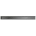 ALCAPLAST Rošt pre líniový podlahový žľab 750mm, čierna-mat PURE-750BLACK