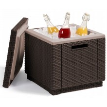 ALLIBERT ICE CUBE Chladiaci box, 42 x 42 x 41 cm, hnedá 17194600