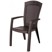 ALLIBERT MINNESOTA Záhradná stolička, 61 x 65 x 99 cm, hnedá 17198329