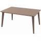 ALLIBERT LIMA 160 Záhradný stôl, 157 x 98 x 74 cm, Cappuccino 17202806