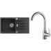 ALVEUS Set VICTORIA 30 drez 780x435 mm + batéria TONIA, čierna + chróm