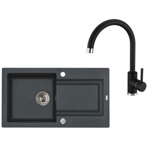 ALVEUS Set FALCON 30 drez 780x435 mm + batéria TONIA, čierna