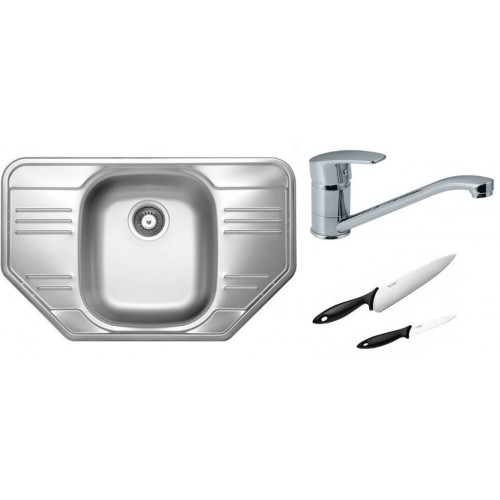 ALVEUS Set drez Allux 30 + batéria Milena chróm + 2 nože Fiskars ZADARMO