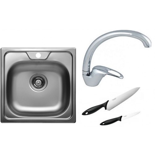 ALVEUS Set drez ALLUX 70 nerez + batérie Diana chróm + sada nožov zadarmo