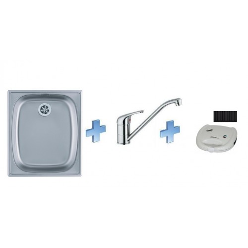 ALVEUS set drez Basic 10 satin + batérie Milena II + sendvičovač s grilom ALVEUS set drez Basic 10 satin + batérie Milena II + sendvičovač s grilom