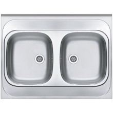 BAZÁR ALVEUS CLASSIC 40 celoplošný drez nerez, 800 x 600 mm 1009078 S OTVOROM!!