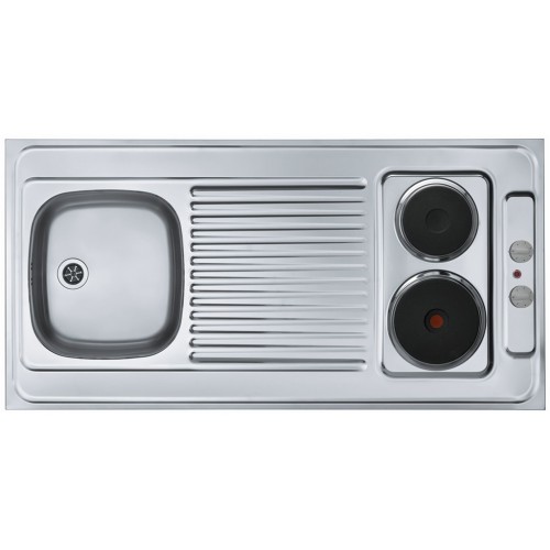 BAZÁR ALVEUS COMBI ELECTRA 120 Minikuchyne, 1200x600mm, 3000W 1009155 PREMAČKLÝ BOK DREZU!