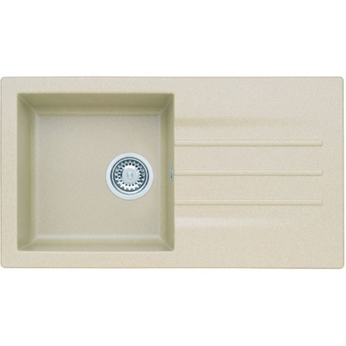 ALVEUS Cortina 70 granitový drez, 780 x 435 mm, sifón + záslepka, béžová